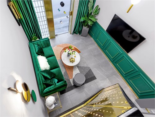 浴室木地板上墻效果圖 感受幽蘭芬芳_6