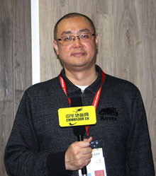 傲勝地板總經(jīng)理李松