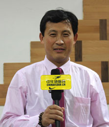 新元地板副總經(jīng)理張永成