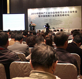 2014中國林產(chǎn)工業(yè)協(xié)會(huì)地板專業(yè)委員會(huì)年會(huì)暨中國地板行業(yè)發(fā)展高峰論壇